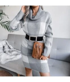 Turtle Neck Plaid Knitted Dress Wholesale Without Belt SD160394 20 Turtle Neck Plaid Knitted Dress Wholesale Without Belt SD160394 -NIKA Clothing Shop 8d606ba7 b84a 43e9 85dd e1a8438fd267 BE4895A83294A042A75D6D1DED2E3781