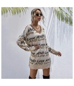 Women Wholesale Vintage Knitted Dress SD150340