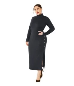 Women Dress Wholesale Solid Color Side Split Wool Dress Slim Fit Knitted Dress SD190220 -NIKA Clothing Shop 911bf9c2 df1c 4203 a080 d3e8220e3767 208D7D96D88F39990B9EB4251B20FEC6