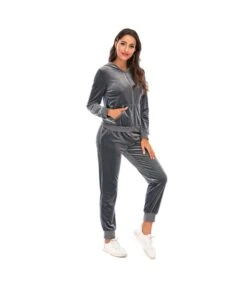 Casual Velvet Fitness Jacket & Pants Sports Suits Wholesale Women'S 2 Piece Sets SON537707 -NIKA Clothing Shop 93563857 c580 4378 9026 56a06092a248 032d6861d552fb53916d52250e28eb87