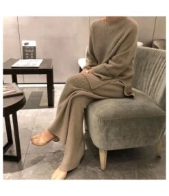 Knitted Loose Solid Color Sweater & Wide Leg Pants Loungewear Wholesale Womens 2 Piece Sets SO204474 -NIKA Clothing Shop 9626d3fe 44dc 4335 9b4d 05749e479af4 55ca047ac5651a5f39164fda33c1c22e