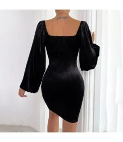 Women Bell Sleeve Deep V Neck Hollow Out Wholesale Bodycon Dresses SDN580816 -NIKA Clothing Shop 9dbef505 f195 4acd afb2 c2885d380db6 ef7e62bde00eba546643598e57066ca1