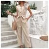 Button-Down Sleeveless V-Neck Commuter Cropped Jumpsuit Wholesale Women'S Clothing N461823031400054 -NIKA Clothing Shop O1CN011IieZ21w1B2c4SxkU 2200559976247 0 cib