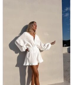 Simple Lantern Sleeve Shirt Shorts Solid Color Ruffled Suit Wholesale Womens Clothing N4623070600053 -NIKA Clothing Shop O1CN01A0r4fs2GztshVVTIW 2212501819087 0 cib