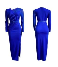 Temperament Solid Color Mesh Splicing Package Hip Pencil Dress Wholesale Dresses N5923080800068 -NIKA Clothing Shop O1CN01ABon6e26UcaF3Xe6g 4225457665 0 cib