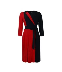 Fashion Suit Collar Colorblocked Tie Pressed Pleat Dress Wholesale Dresses N5923080800085 -NIKA Clothing Shop O1CN01AYMBRa26UchlXplM9 4225457665 0 cib 6