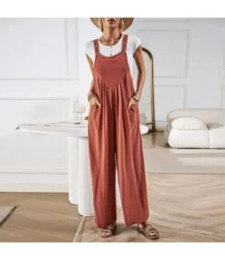 Solid Color Loose Wide Leg Jumpsuit Wholesale Jumpsuits N5923062800005 -NIKA Clothing Shop O1CN01CFdZmR1ND4nPYSXBH 2425141535 0 cib