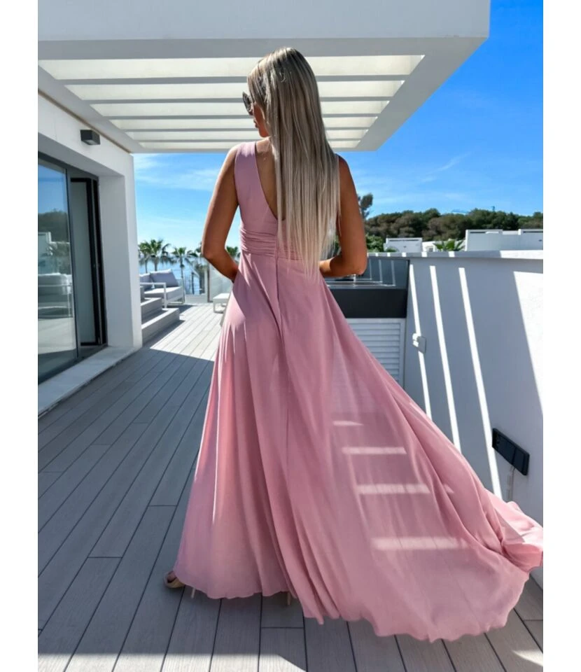 Solid Color Deep V Wide-Leg Suspenders Sleeveless Jumpsuit Wholesale Women'S Clothing N46423032800112 7 Solid Color Deep V Wide-Leg Suspenders Sleeveless Jumpsuit Wholesale Women'S Clothing N46423032800112 - Image 5