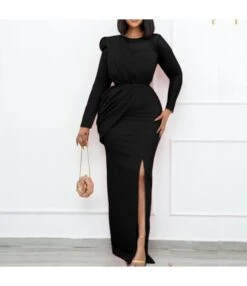 Temperament Solid Color Mesh Splicing Package Hip Pencil Dress Wholesale Dresses N5923080800068 -NIKA Clothing Shop O1CN01IqoJhJ26UcZt8XQdH 4225457665 0 cib 6