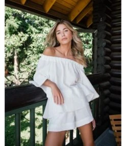 One-Neck Loose Top High Waist Shorts Comfortable Suit Wholesale Womens Clothing N4623070600050 -NIKA Clothing Shop O1CN01JUITmB2GzttEHT0wI 2212501819087 0 cib 3