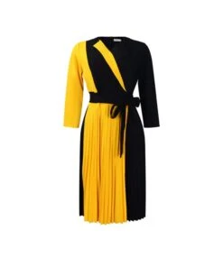 Fashion Suit Collar Colorblocked Tie Pressed Pleat Dress Wholesale Dresses N5923080800085 -NIKA Clothing Shop O1CN01Ocj88O26UchsUavdJ 4225457665 0 cib 6