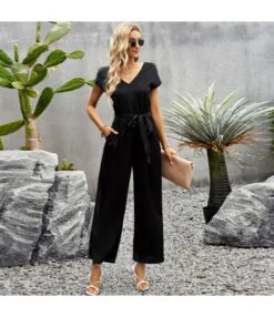 Temperament Solid Color Loose Wide Leg Jumpsuit Wholesale Jumpsuits V5923041200016 -NIKA Clothing Shop O1CN01TOg5aD1ND4mLawH5n 2425141535 0 cib 4