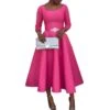 Fashion Solid Color Long Sleeve High Waist A-Line Dress Wholesale Dresses N5923080800075 -NIKA Clothing Shop O1CN01WZoerh26Uceygtbcc 4225457665 0 cib 6