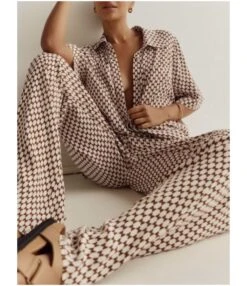 Casual Plaid Short-Sleeved Shirt High Waist Trousers Loose Wholesale Womens Clothing N4623070600047 -NIKA Clothing Shop O1CN01Z5oWpv1Bs2qD1RTot 0 0 cib