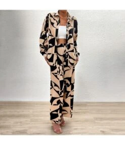 Casual Geometric Print Printed Set Long Sleeve Top And Trousers Wholesale Women'S 2 Piece Sets N5923082900029 -NIKA Clothing Shop O1CN01aEwsqV1ND4pf0W7PP 2425141535 0 cib 4