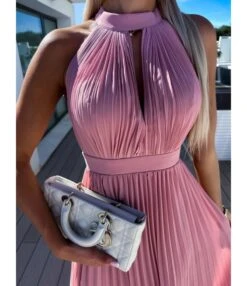Elegant Solid Colour Sleeveless Hanging Neck Pleated Big Pendulum Dress Wholesale Dresses N5923090100072 -NIKA Clothing Shop O1CN01ab1dn11UK8C5qYUO9 2099122498 0 cib