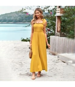 Solid Color High Waist Chest Wrap Sling One-Piece Wide-Leg Jump Suits Wholesale Jumpsuits N5323021300015 -NIKA Clothing Shop O1CN01c8NFkH1ND4lqIMlth 2425141535 0 cib 4