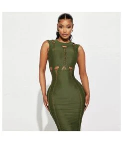 Sexy Solid Color Hollow High Waist Package Hip Pencil Dress Wholesale Dresses V5923050500018 -NIKA Clothing Shop O1CN01jHxNan1v2ilnOyme3 2274756115 0 cib