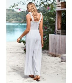 Solid Color High Waist Chest Wrap Sling One-Piece Wide-Leg Jump Suits Wholesale Jumpsuits N5323021300015 -NIKA Clothing Shop O1CN01kziAJt1ND4llhkc56 2425141535 0 cib
