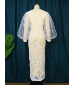 See-Through Round Neck Bubble Sleeve Lace One-Step Dress Wholesale Dresses V5923050600032 -NIKA Clothing Shop O1CN01lvaYiN1TGB8wn5vWh 2206882922354 0 cib