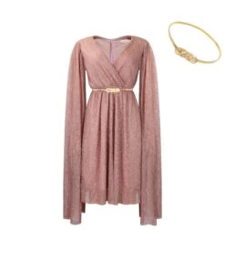 Elegant Solid Color V-Neck High Waist Cape Dress Wholesale Dresses N5923080800062 -NIKA Clothing Shop O1CN01mNhUCe26Uci8UWHxV 4225457665 0 cib 6