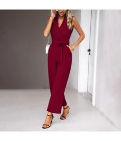 Sleeveless Casual Commuter Solid Color Jumpsuit Wholesale Womens Clothing N4623071700092 -NIKA Clothing Shop O1CN01n2Urzj1ND4oxZ1E9i 2425141535 0 cib 4