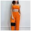 Sexy Solid Color Sleeveless Waistless Halter Pleated Top And Pants Set Wholesale Women'S 2 Piece Sets V5923042700068 2 Sexy Solid Color Sleeveless Waistless Halter Pleated Top And Pants Set Wholesale Women'S 2 Piece Sets V5923042700068 -NIKA Clothing Shop O1CN01rWuaNn2IUsH1A3sb4 2200738379290 0 cib 5