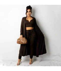 3 Piece Set High Stretchy Solid Color V Collar Crop Top Pant Set Wholesale Trendy Women'S Clothing SO200167 -NIKA Clothing Shop a61e7250 1ed1 4b96 9b1a 9aa9f32cdd0e D2AEC3BDB7FB87BCD8492FF9CB7EBE6D