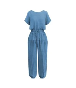 Button Split Pleated Drawstring Wholesale Rompers Wholesale Pajamas SJ220153 -NIKA Clothing Shop a7e548a5 c193 40d8 bb53 99d1b1e73dd6 3B707EBA75874A899F8CF553422AA716