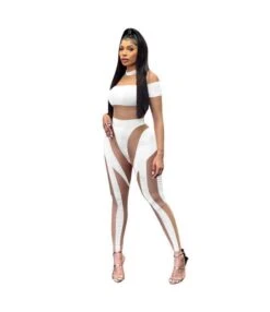 Sexy Mesh Colorblock Long-Sleeve Women Jump-Suit Wholesale Jumpsuits SJ59175 -NIKA Clothing Shop b1a1f2ea 5745 4663 ad64 ae84563d2e36 411a4ac44b1a9f09894bcde69d35aa5f