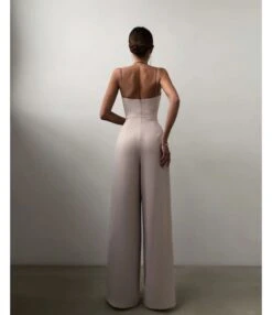 Solid Color Nipped Waist Fashion Loose Straight Mopping Wide Legs Off Shoulder Wholesale Jumpsuits SJ204701 -NIKA Clothing Shop b2b0cf02 6a5c 43b1 a414 fcf592a43328 ec65f2746e4e4c40de0ace307b3b8134