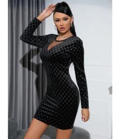 Women Mesh Sheer Long Sleeve Velvet Wholesale Bodycon Dresses SD580279 -NIKA Clothing Shop b3c0841a ec50 422c 91b8 9f7396cdc9b7 3886F2EAFAE847CB4DB2A36BE7FA1723