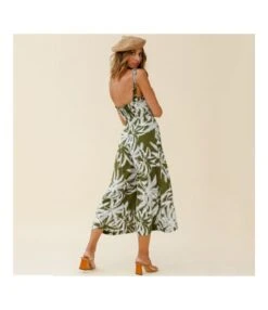 Palm Print Strap Ruffles Sling Midi Wide-Leg Womens Jump Suits Vacation Wholesale Jumpsuits SJ531349 -NIKA Clothing Shop b6548e75 2da1 485c bba7 0ceee1fd920e a740cfd682555517d82028439db6d791