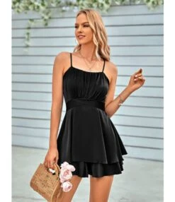 Temperament Solid Color Sling Slim Fit Pleated Tie Wholesale Women Jumpsuit SJN537941 -NIKA Clothing Shop be6569bb 1639 41e3 9269 36e30bdf6d73 263aa6539cc1dd1c4ff98853241e882c