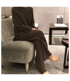 Knitted Loose Solid Color Sweater & Wide Leg Pants Loungewear Wholesale Womens 2 Piece Sets SO204474 -NIKA Clothing Shop c94837e2 1ab2 4ebb ae20 8fb569390ef2 2088F61DDA53D0814A374BEC284A4494