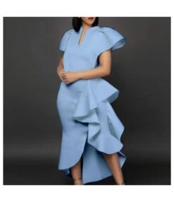 Wholesale Ruffled Trim Sleeve Asymmetrical Midi Dress SD161591 -NIKA Clothing Shop ced5e53a 57c5 41ef aca8 3fe0f369b2e2 F5FAF0AEEAA738BAF85B4A871306CC54