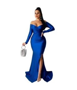 Solid Color Nightclub V-Neck Long Sleeve Maxi Dress Wholesale Supplier SD210272 -NIKA Clothing Shop d038440a 7b91 4017 ab8f 706d01289d58 91F73DC0336140DDB054C460A246D30E