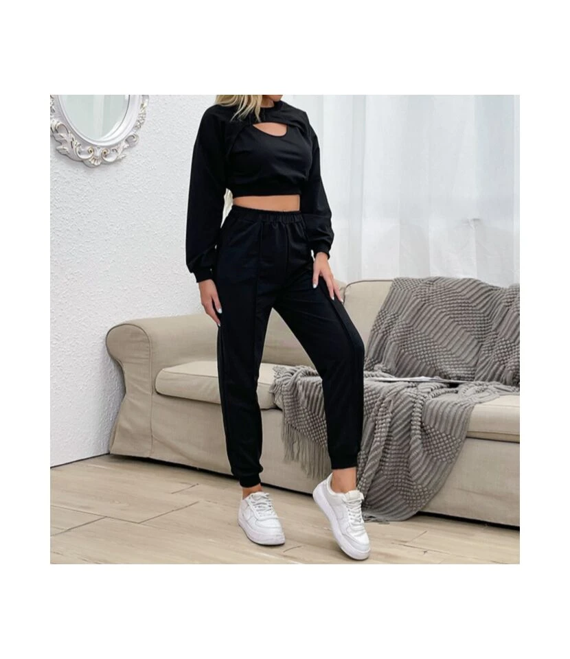 Wholesale 2pcs Women Sets Crop Top + Harem Pants SO160376 3 Wholesale 2pcs Women Sets Crop Top + Harem Pants SO160376
