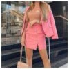 Solid Color Blazer & Slim Fit Skirts Fashion Suits Wholesale Women'S 2 Piece Sets SON538596 -NIKA Clothing Shop e562bf11 ceb3 452d aedf 2a1237de1ba0 e627832336f8dbbcefb6c8bd22a01edf