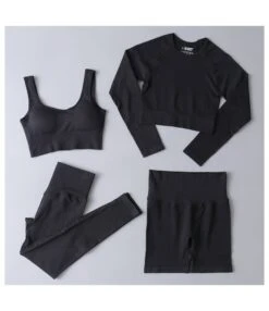 Four-piece Solid Color Stretch Sports Suit SO090013 -NIKA Clothing Shop e730f000 d735 40f1 8a95 9e2a678aa7cd 347504014B49EFC1E61D5DD6450A759B