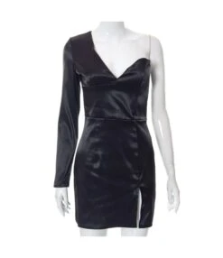 Women Fashion V Neck Irregular Slit Wholesale A-line Dresses SD204226 -NIKA Clothing Shop e89e9c12 d1fa 4bee a5a3 269439b9ecc1 d75aa6f9b4fe36eb0f320b4071b79d90