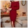 Wholesale Women Clothing Red Knitted One-Shoulder Dresses SD200126 -NIKA Clothing Shop f0413f48 9d26 456d b821 38dd868a70bb 21579069970CD4FD8A19AD3617B3C501