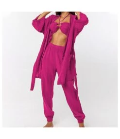 Long Sleeve Inner Tops & Jacket & Trousers Fashion Suits Wholesale Women'S Sets SON539070