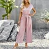 Temperament Solid Color Loose Wide Leg Jumpsuit Wholesale Jumpsuits V5923041200016 -NIKA Clothing Shop f3c5e81726334bf79f45afe400b9f982 4