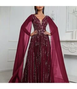 Women's Party Dresses Sequined Premium Evening Gown Wholesale Womens Clothing N3823110400009