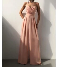 Solid Color Nipped Waist Fashion Loose Straight Mopping Wide Legs Off Shoulder Wholesale Jumpsuits SJ204701 -NIKA Clothing Shop fb6d32e4 8c6b 477e 8e2f 349514f827c4 19ce65576245503a529d99965e8ceeb5